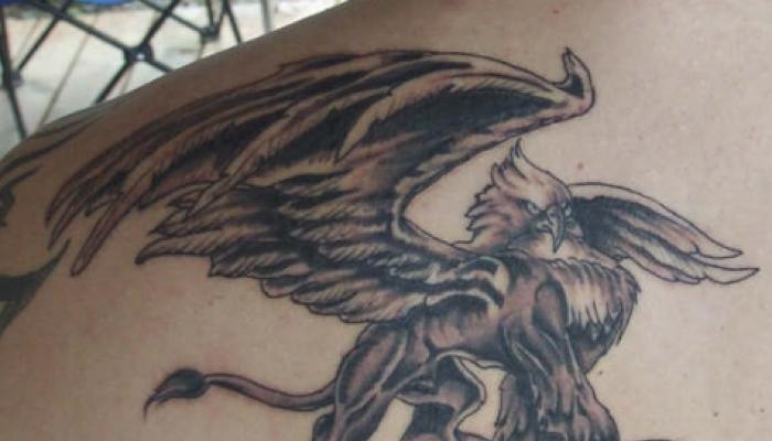 What does a griffin tattoo mean?